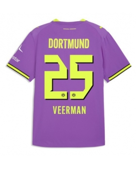 Borussia Dortmund Joey Veerman #25 Maglia Gara Terza Repliche 2026-27 Maniche Corte